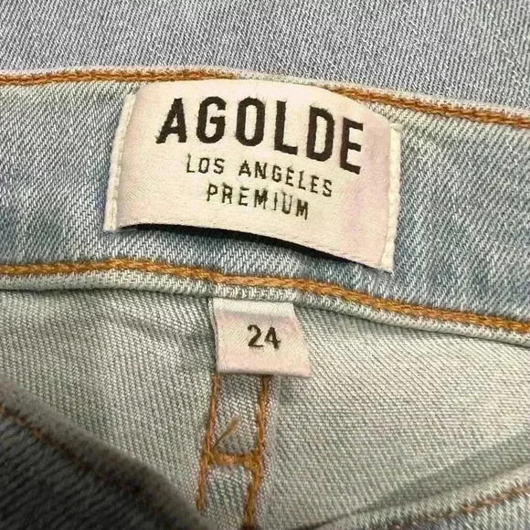 Agolde Sophie High Rise Skinny Crop in Parallel Size 24 - Picture 9 of 11